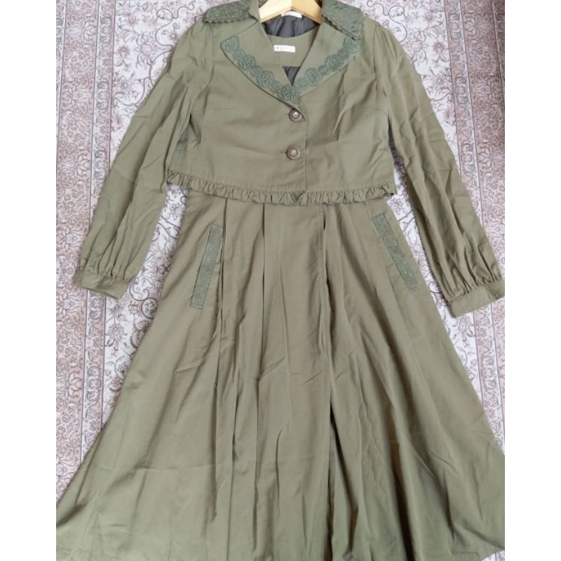 Oneset Long coat Axes Femme