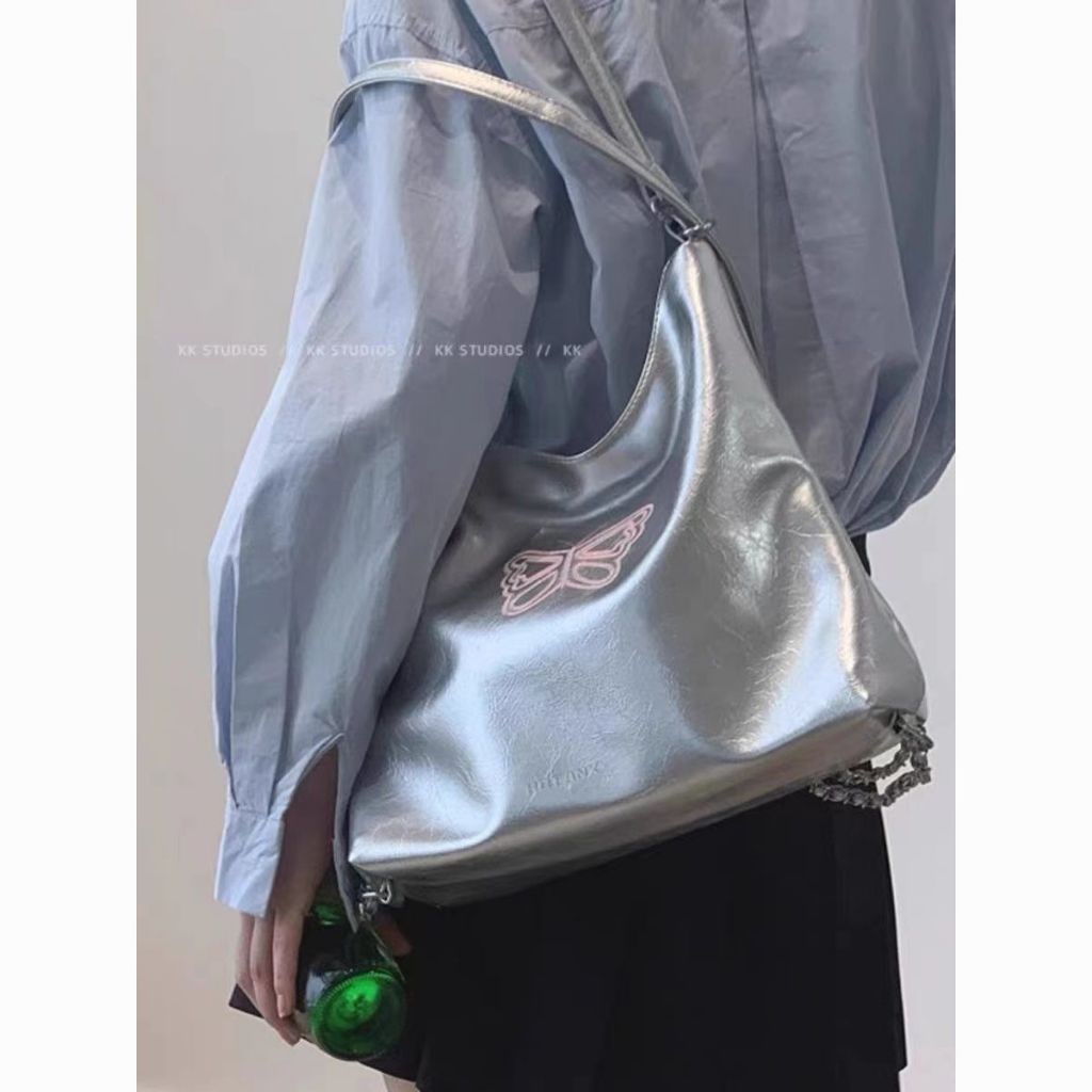 NEW DEALS HOTANK TAS BAHU WANITA RANTAI TAS BAHU KUPU-KUPU TAS BAHU GENGGAM BERKAPASITAS BESAR TAS