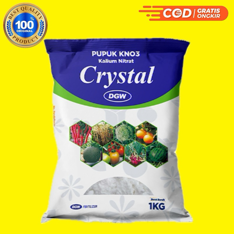 Kno3 Crystal Dgw 1Kg - Kno Putih Crystal Dgw