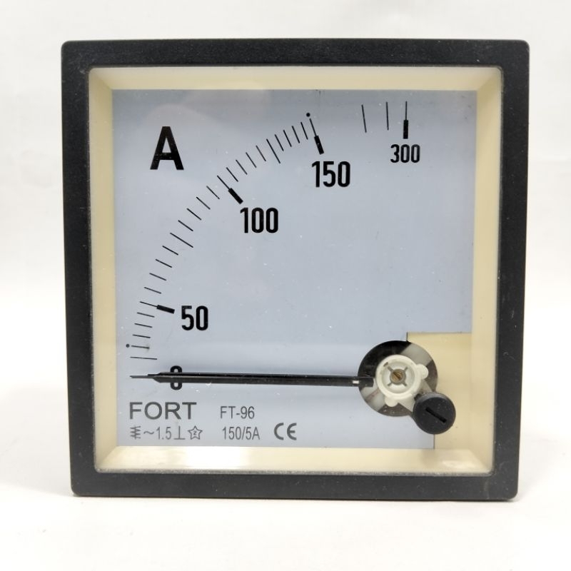 amper meter panel listrik fort FT 96 bekas seken second