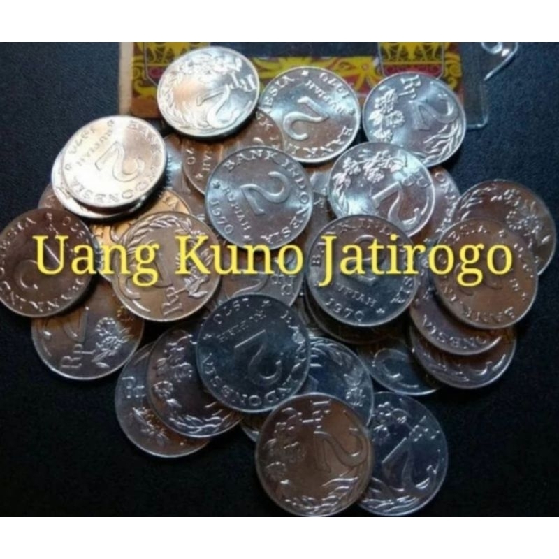Uang Kuno Koin 2 Rupiah Tahun 1970
