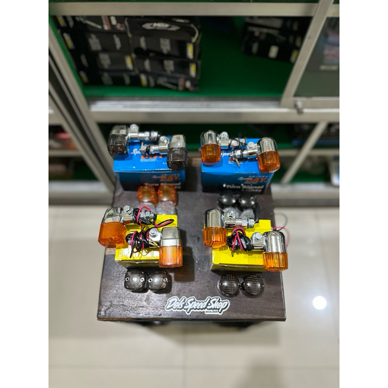 SEIN PALU BULAT RITING PALU KOTAK KACA HITAM SMOKE MIKA HITAM SMOKE LAMPU LED