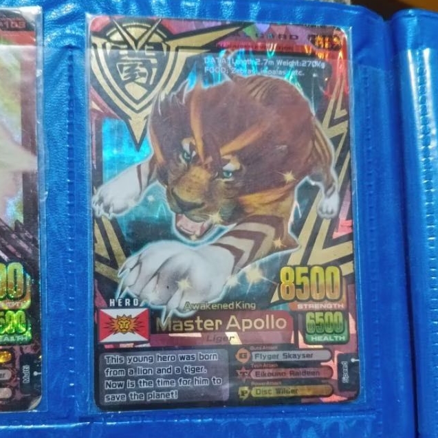 kartu animal kaiser master apollo ultra rare original