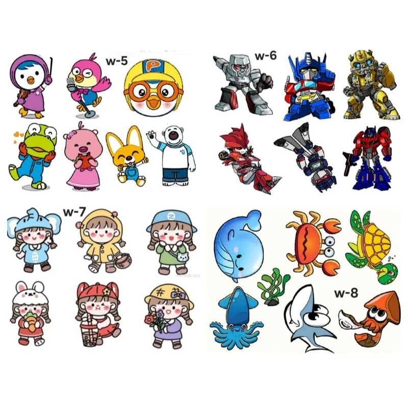 

edible stamp / edible picture / sticker makanan / stiker bento