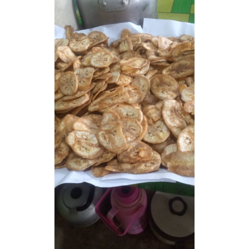 

kripik pisang goreng Rasa karamel berat 250g