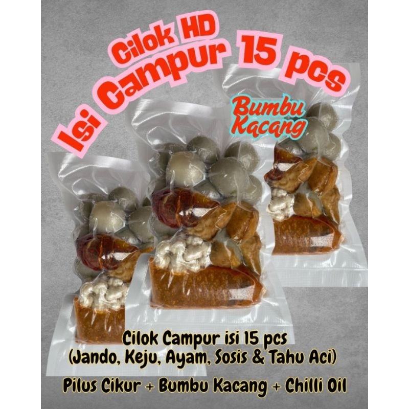 

cilok campur bumbu kacang