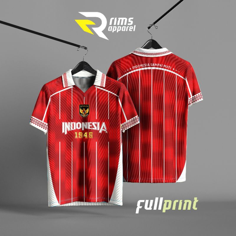 JERSEY TIMNAS INDONESIA RETRO VINTAGE / Jersey timnas retro/ Jersey bola / Jersey casual / Jersey ti