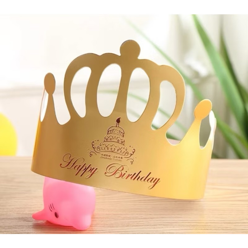 Topi Anak Ulang Tahun Kertas Bentuk Mahkota topi ulang tahun  Mahkota Birthday Party Hat dekorasi ul
