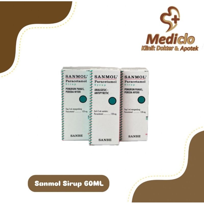Sanmol Obat Demam Anak Sirup 60ML