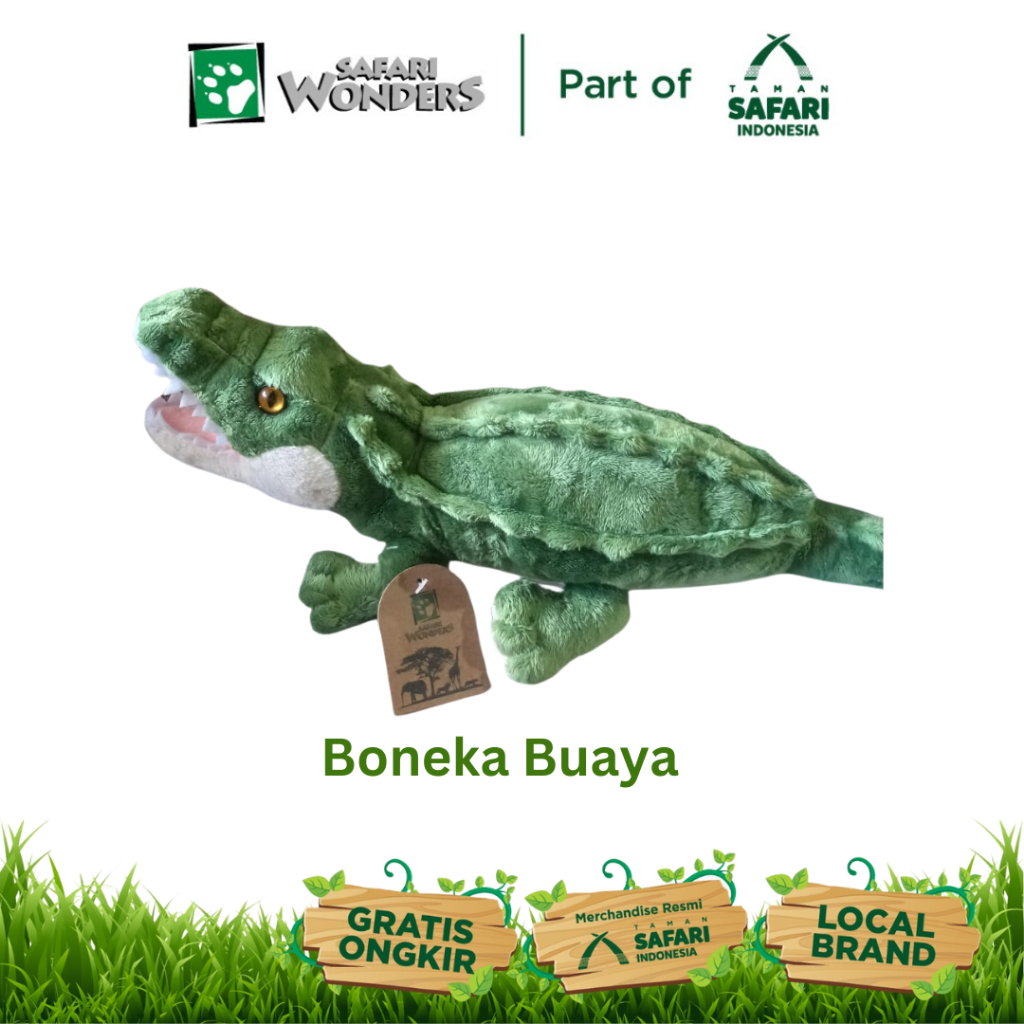 Taman Safari Boneka Buaya 17inc