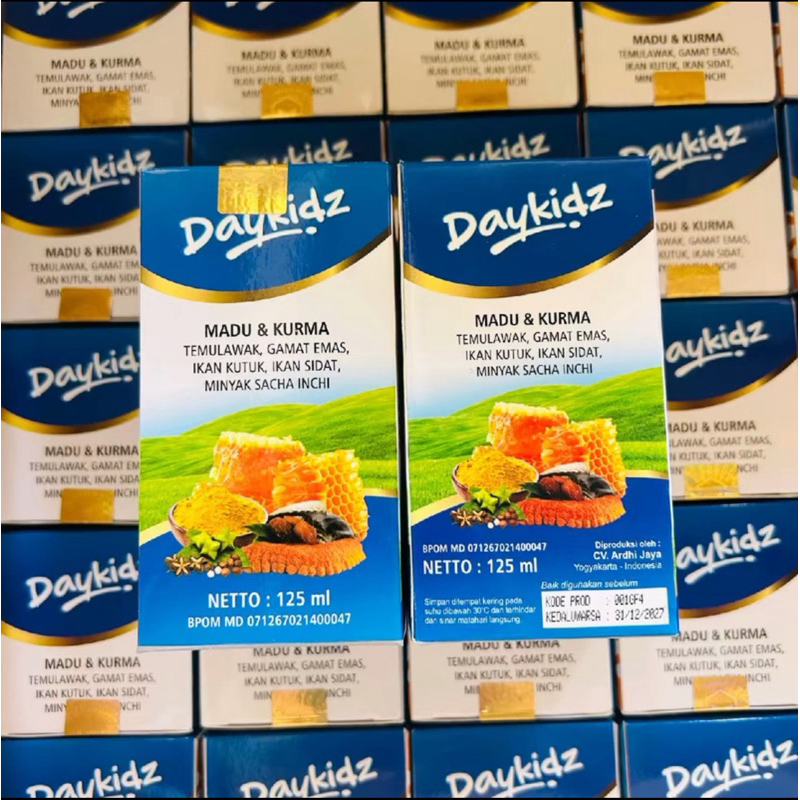 

MADU EKSTRA KURMA DAYKIDZ !!! Multivitamin Badan BPOM Halal 100% Original