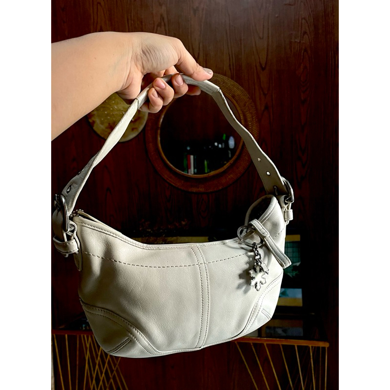 Soho coach Vintage One Shoulder Bag All Leather