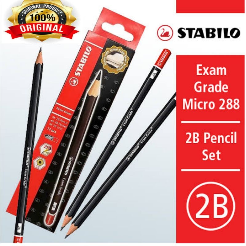 

Pensil 2B Stabilo 100% Original Exam Grade / Pensil 2B Premium / Pensil Bagus