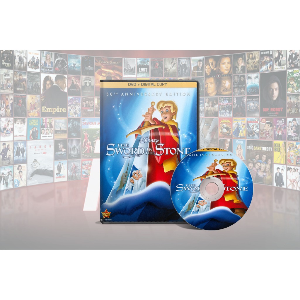 DVD Film Animasi The Sword In The Stone (1963)