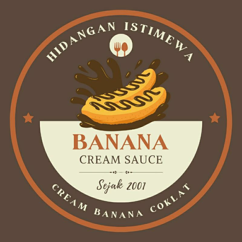 

STIKER 3D MAKANAN/MINUMAN UKURAN A5 CREAM BANANA COKLAT