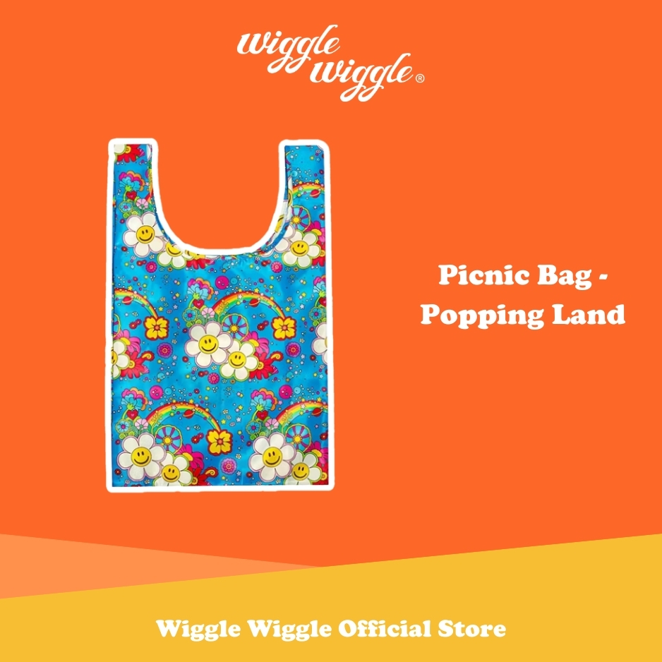 Wiggle Wiggle Picnic Bag - Popping Land Tas Belanja Serbaguna