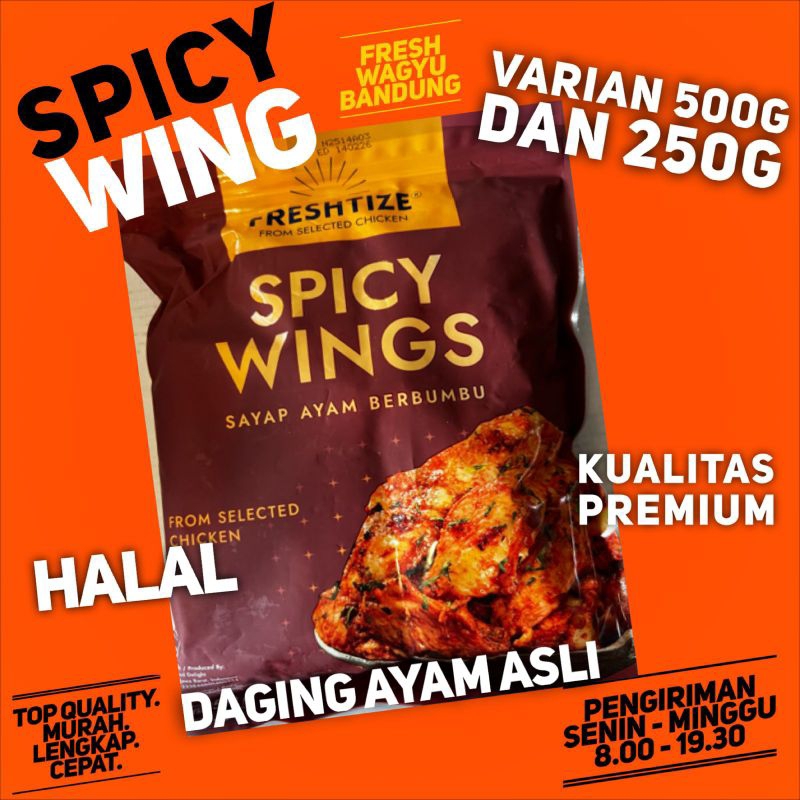 

FRESHTIZE SPICY WING Chicken Wing Sayap Ayam Premium Promo