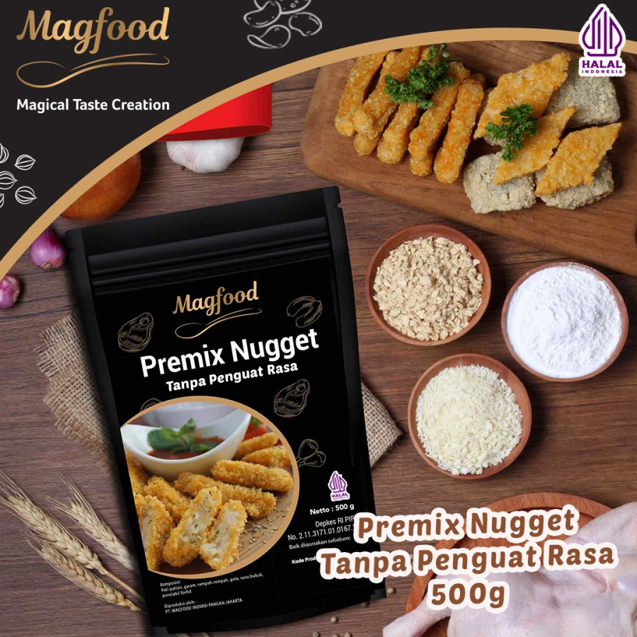 

Magfood Paket Premix Nugget Tanpa Penguat Rasa