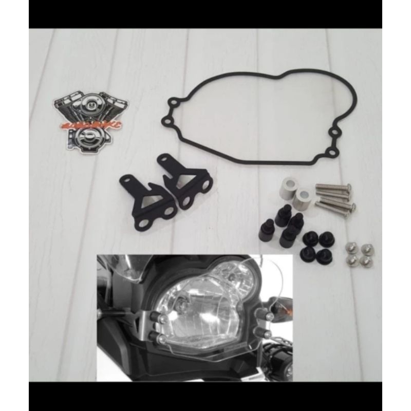 protector lens headlight BMW G 650 GS pelindung lampu bmw G 650 gs