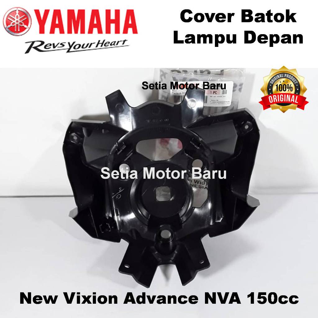 Cover Rangka Batok Lampu Depan Refelktor Motor New Vixion Advance NVA Ori Asli Yamaha