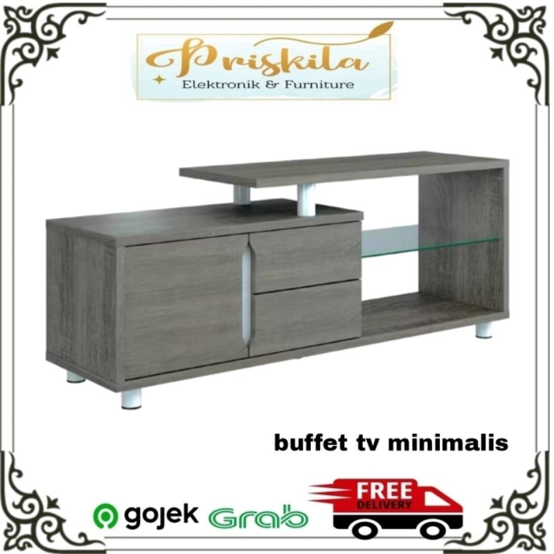 buffet tv orbitrend / rak tv / meja tv CALIFORNIA/ FURNITURE PALEMBANG/ PRISKILA ELEKTRONIK FURNITUR