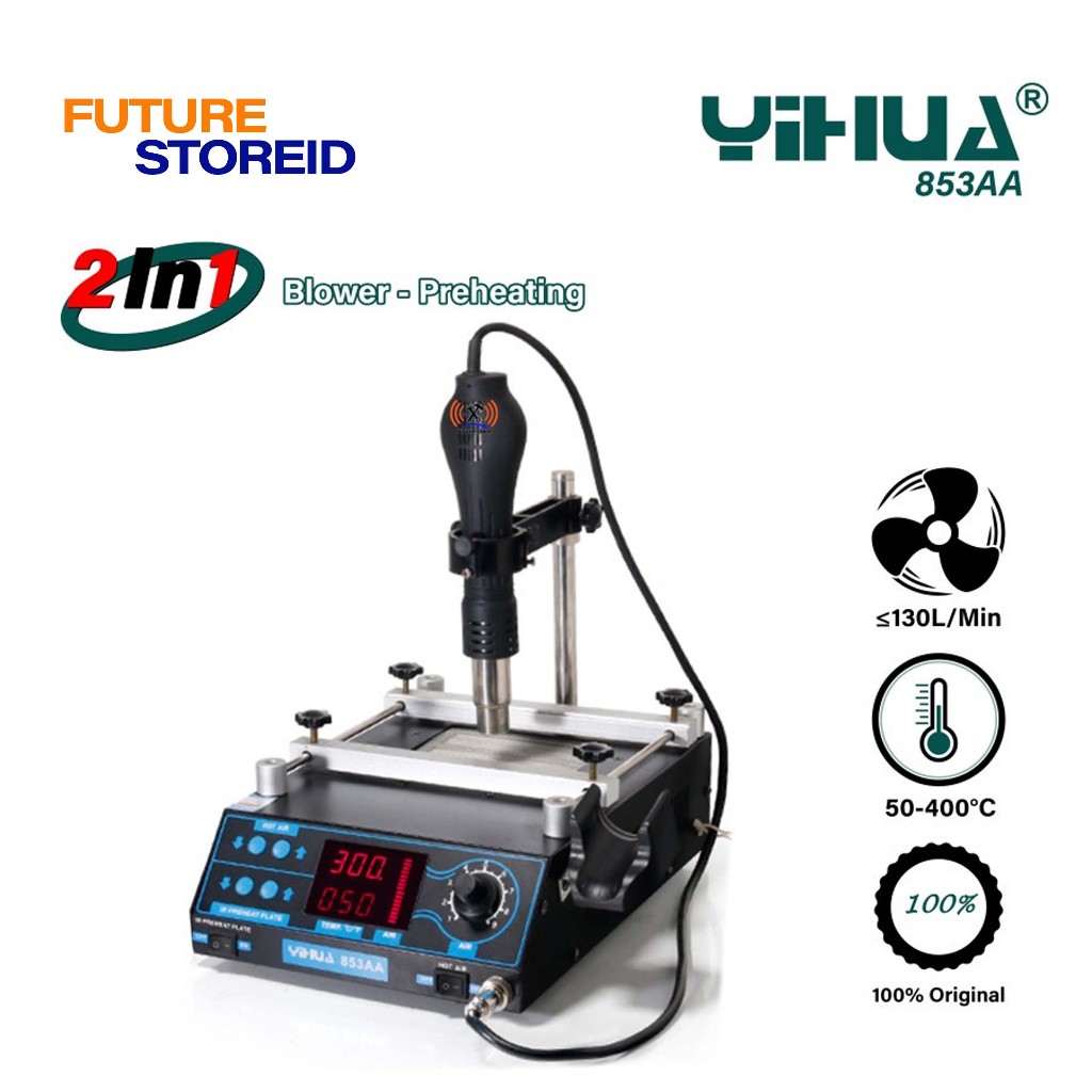 YIHUA 853AA 2in1 function preheating rework station Original