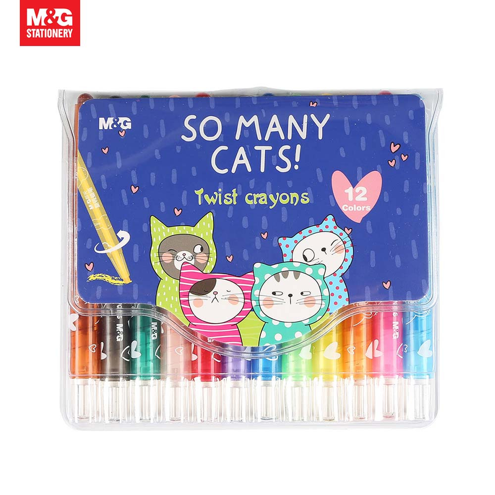 

M&G Krayon / Krayon Putar 24/48 colors / So Many Cats