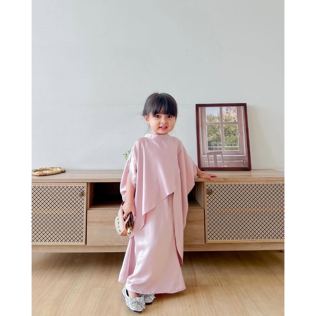 Dress Satin Anak / Dress anak perempuan