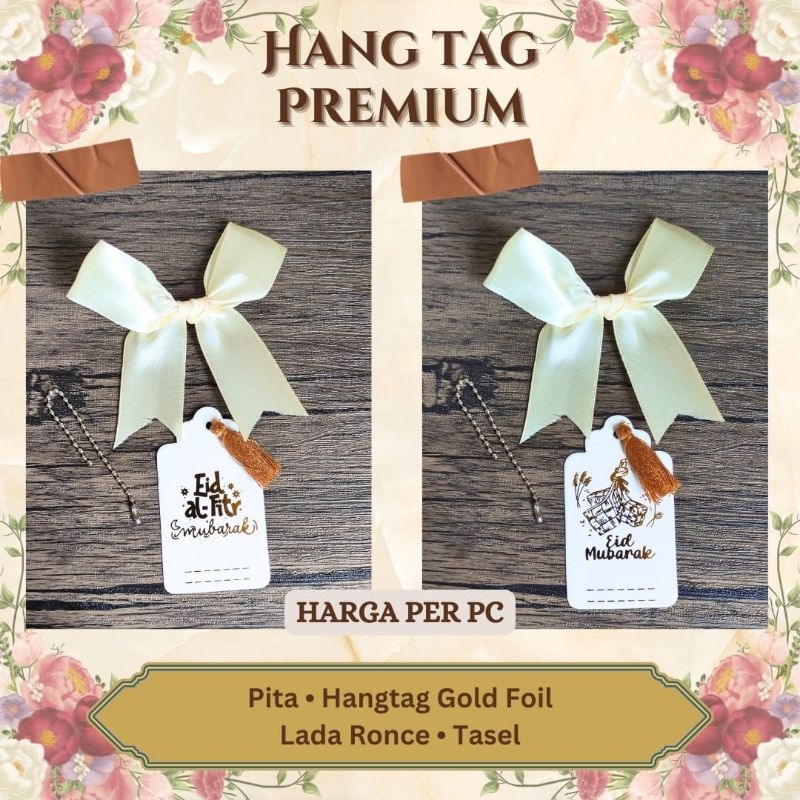 

Hang Tag Idul Fitri Premium Gold Foil Gratis Tassel Lada dan Pita
