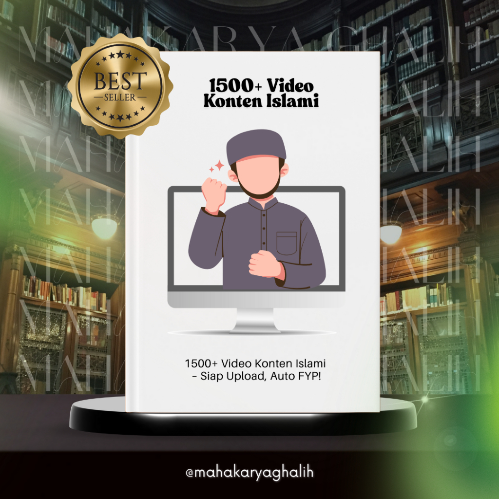 1500+ Video Konten Islami – Siap Upload, Auto FYP