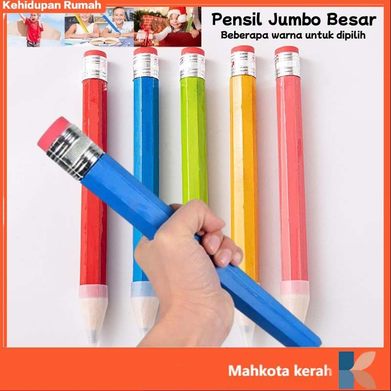 

33 CM Pensil Jumbo Besar Mainan Pencil Pensil Jumbo Hiasan Photo Kado
