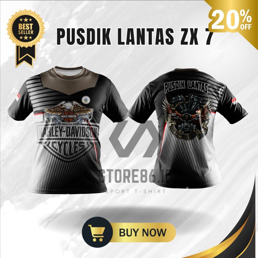 JERSEY PUSDIK LANTAS 7 FULLPRINT SUBLIME / KAOS PUSDIK LANTAS DRIFIT / JERSEY PUSDIK LANTAS / FULL P