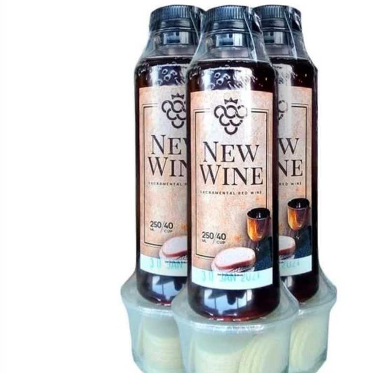 

Minuman Perjamuan Kudus New Wine Botol 250ml + Hosti /Minuman Perjamuan Kudus