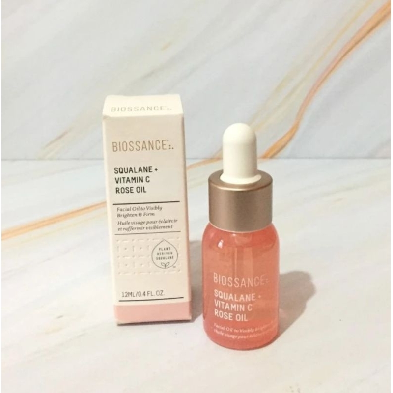 Biossance Squalane + Vitamin C Rose Oil - 12ml