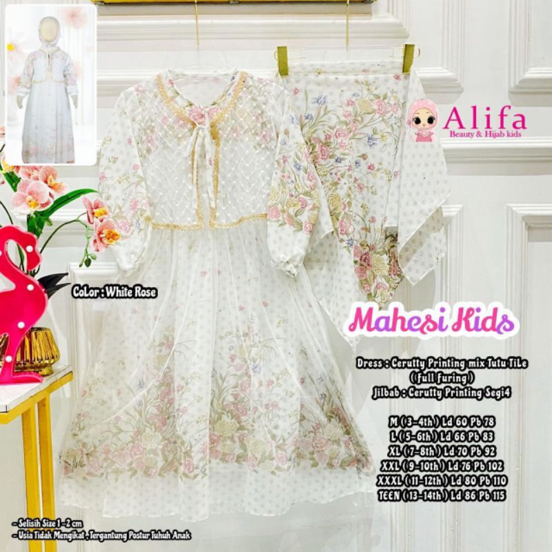 MAHESI DRESS KIDS FREE HIJAB ALIFA
