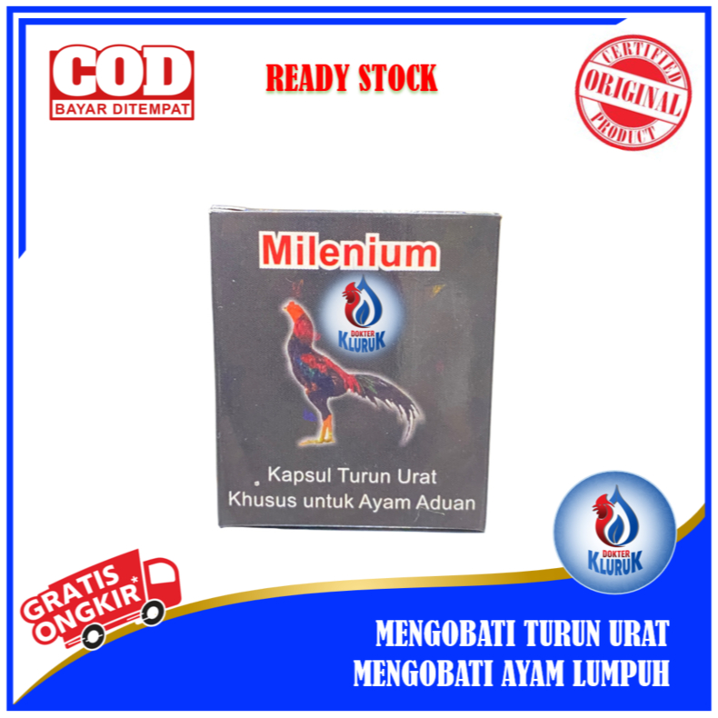 Milenium Original Kapsul Obat Ayam Turun Urat