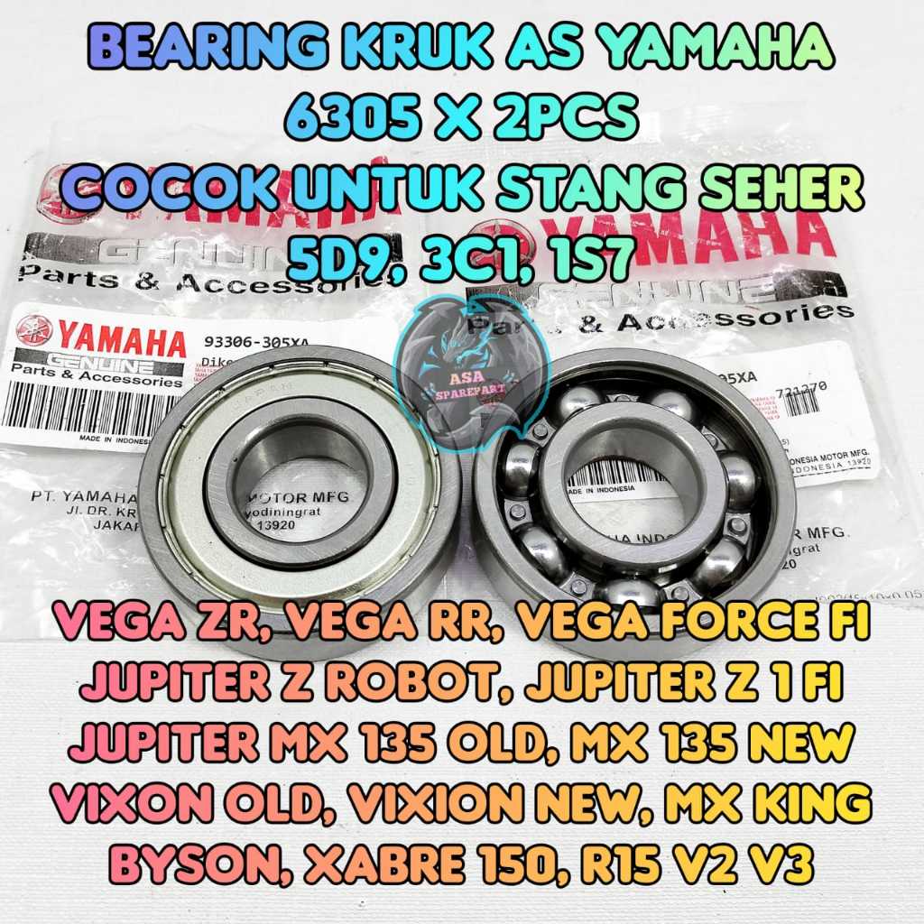 BERING KRUK AS SATU SET motor YAMAHA VEGA ZR , RR , FORCE FI , JUPITER Z NEW FI,Z ROBOT , Z1 ,JUPITE