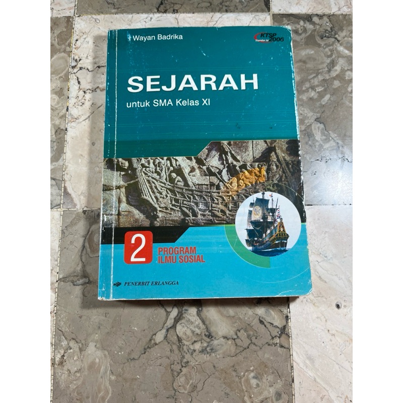 Buku Sejarah kelas 11, XI, SMA, Erlangga, I Wayan Badrika, KTSP 2006