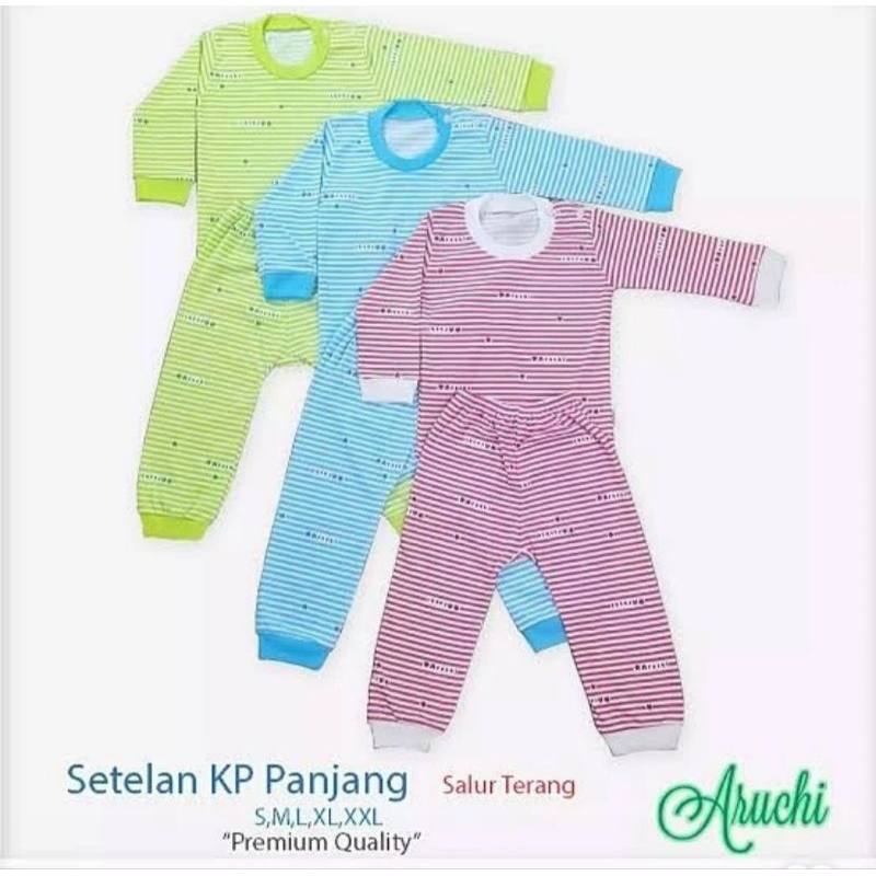 SETELAN BAJU ANAK SALUR TERANG ARUCHI BABY (BAJU + CELANA)