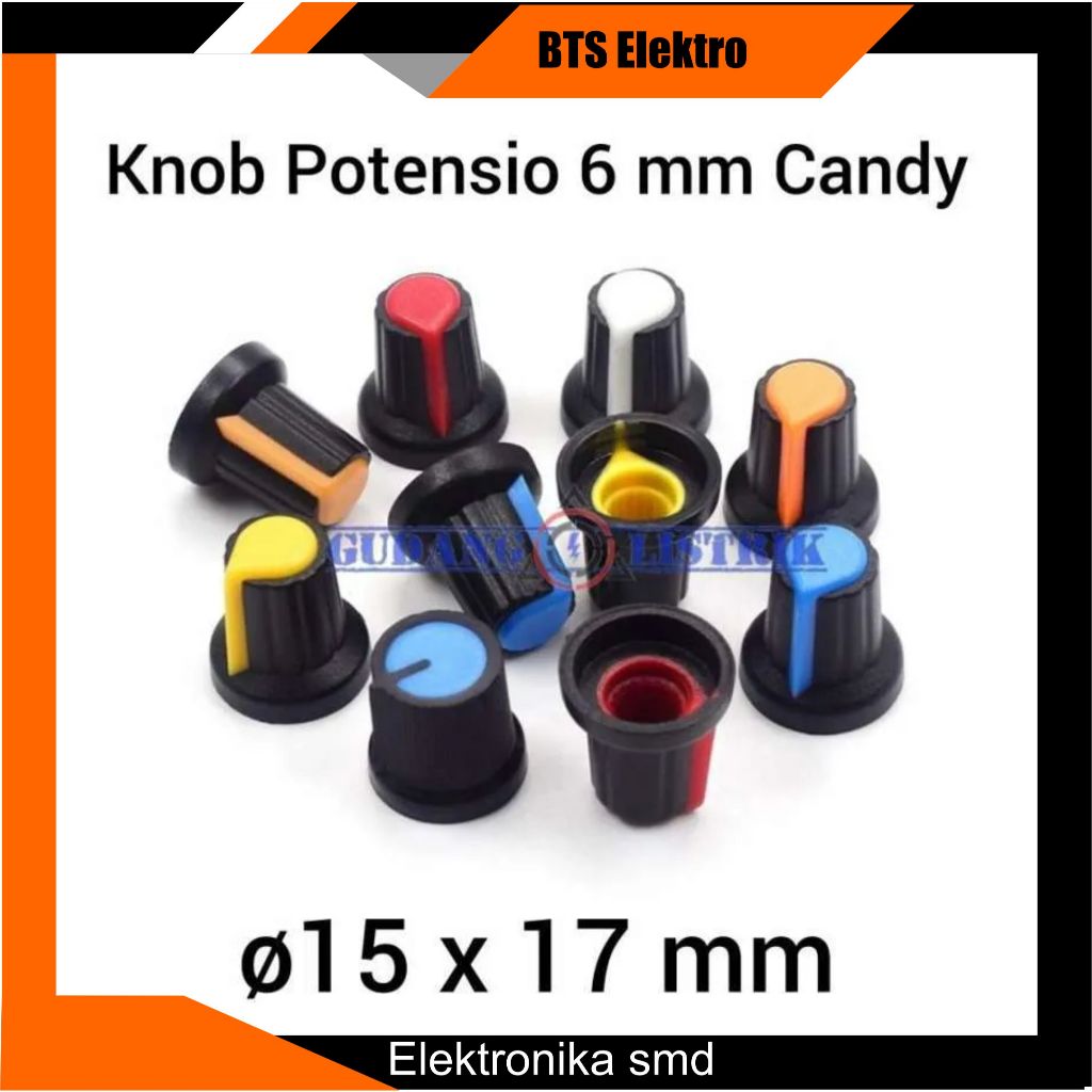 knop potensio mixer amplifier mini