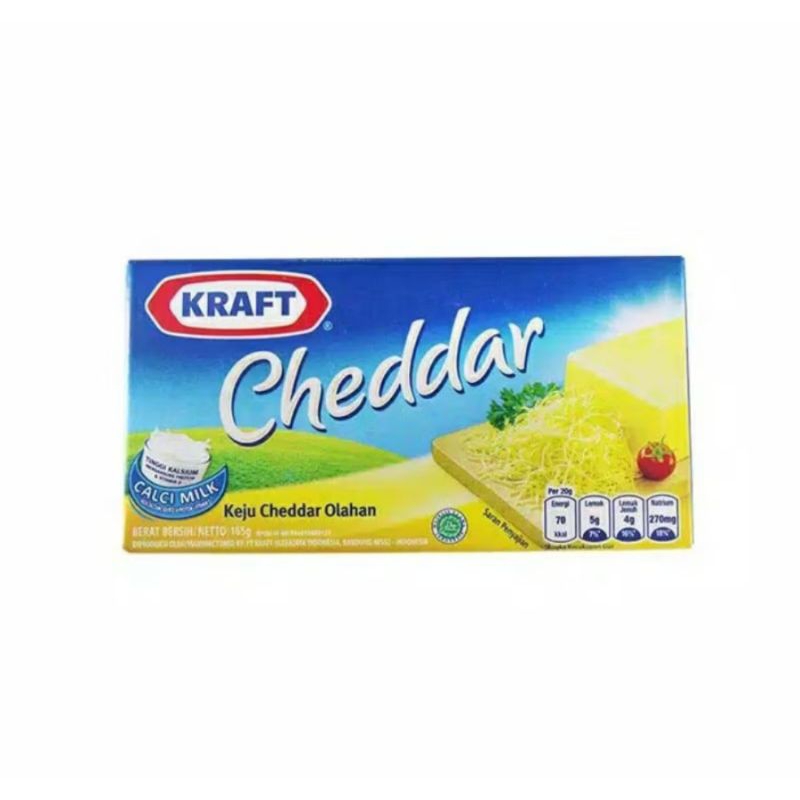

Keju Kraft Cheddar 150 Gr