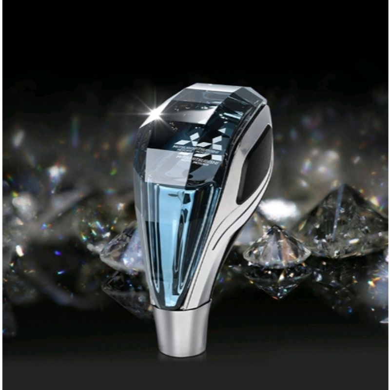 Shift Knop Tuas Persneling Mobil Kristal LED RGB 3 Sisi Tuas Persneling Mobil Premium Universal