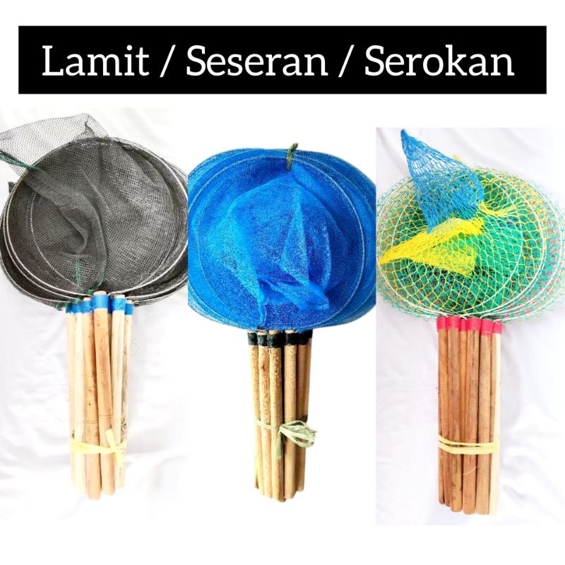 LAMIT Seseran Serokan Ikan Udang Lele Polinet Jumbo dan Unyil LAMIT