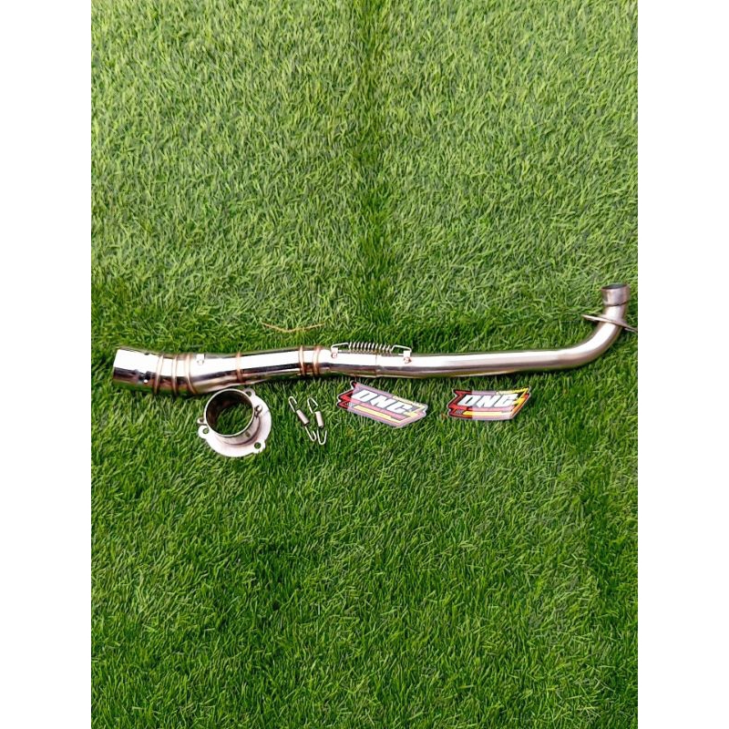 leher knalpot dan adaptor PNP ckd Fu buat Supra x125 karisma absholut Revo blade