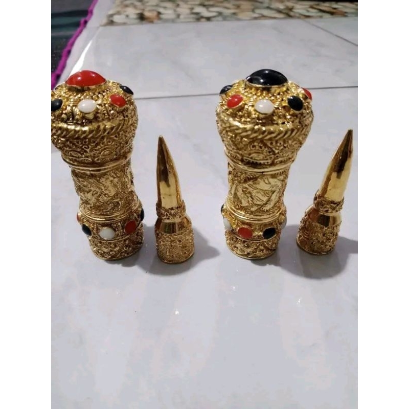 ORNAMEN TONGKAT KOMANDO ASLI KUNINGAN