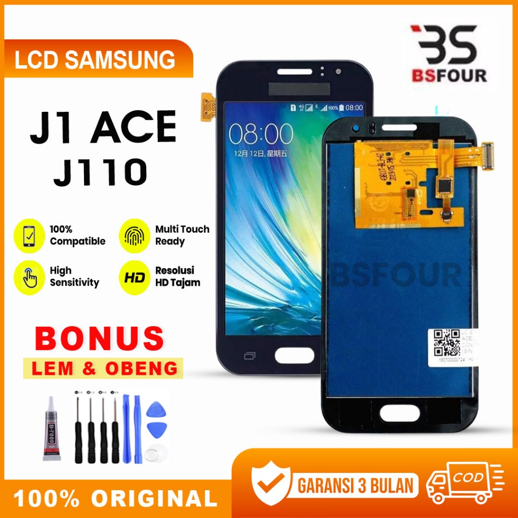 LCD SAMSUNG J1 ACE / J110 FULLSET TOUCHSCREEN ORIGINAL