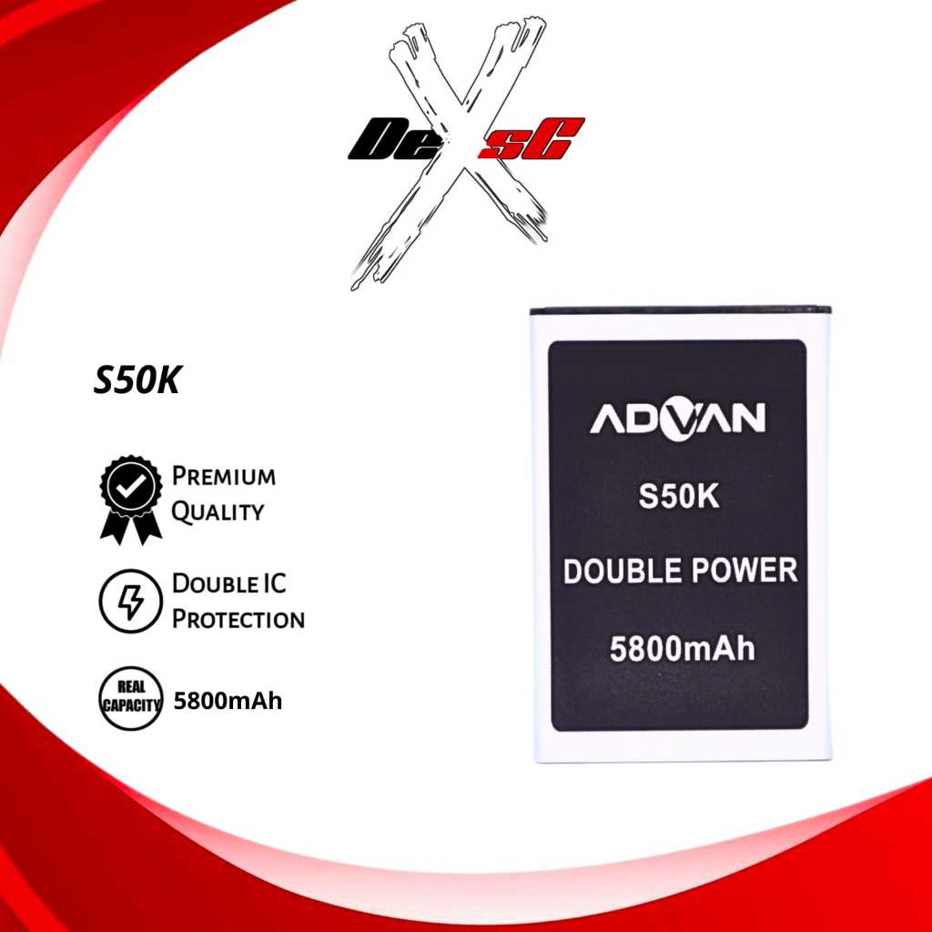 Baterai S50K Advan S5E 4G Batre Batrai Battery Handphone Advan S5E 4G Advance