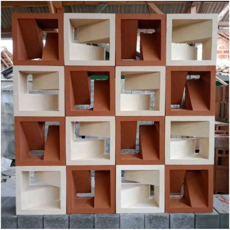 roster minimalis ventilasi udara pagar rumah loster beton