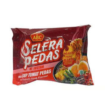 

ABC MIE SP SOP TOMAT PEDAS 75 GR / MIE ABC SELERA PEDAS ABC MIE SP SOP TOMAT PEDAS 75 GR