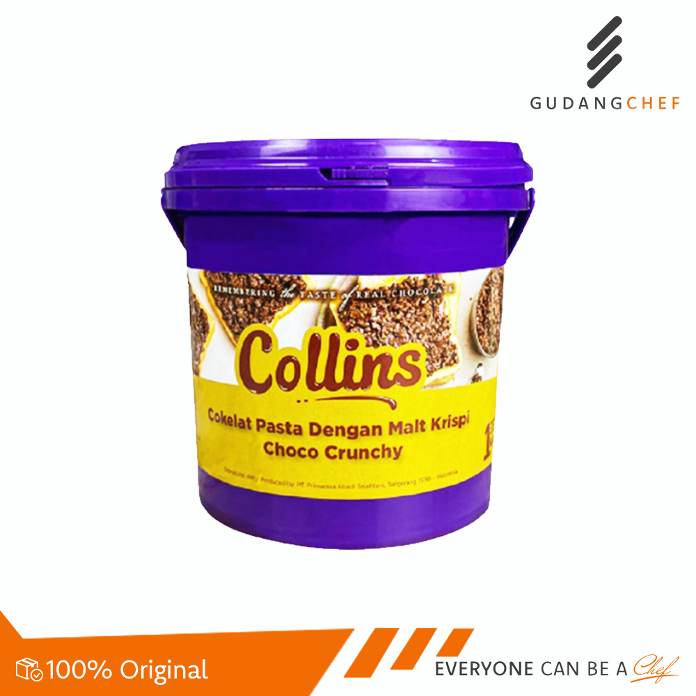 

Collins Choco Crunchy 1kg - Taburan Cokelat Crunchy untuk Bakery & Minuman